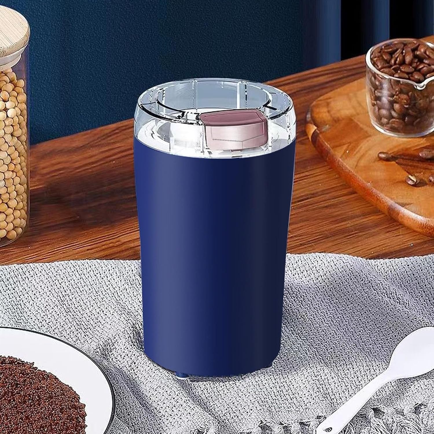 12006 Mini Mixer, Small Blander, powerful Mini Grinder, Electric Coffee Bean Grinder Machine Portable Grinder for Home and Office 1.5L Capacity, 200w (2 Blade Grinder) 12006 Mini Mixer, Small Blander, powerful Mini Grinder, Electric Coffee Bean Grinder Machine Portable Grinder for Home and Office 1.5L Capacity, 200w (2 Blade Grinder)